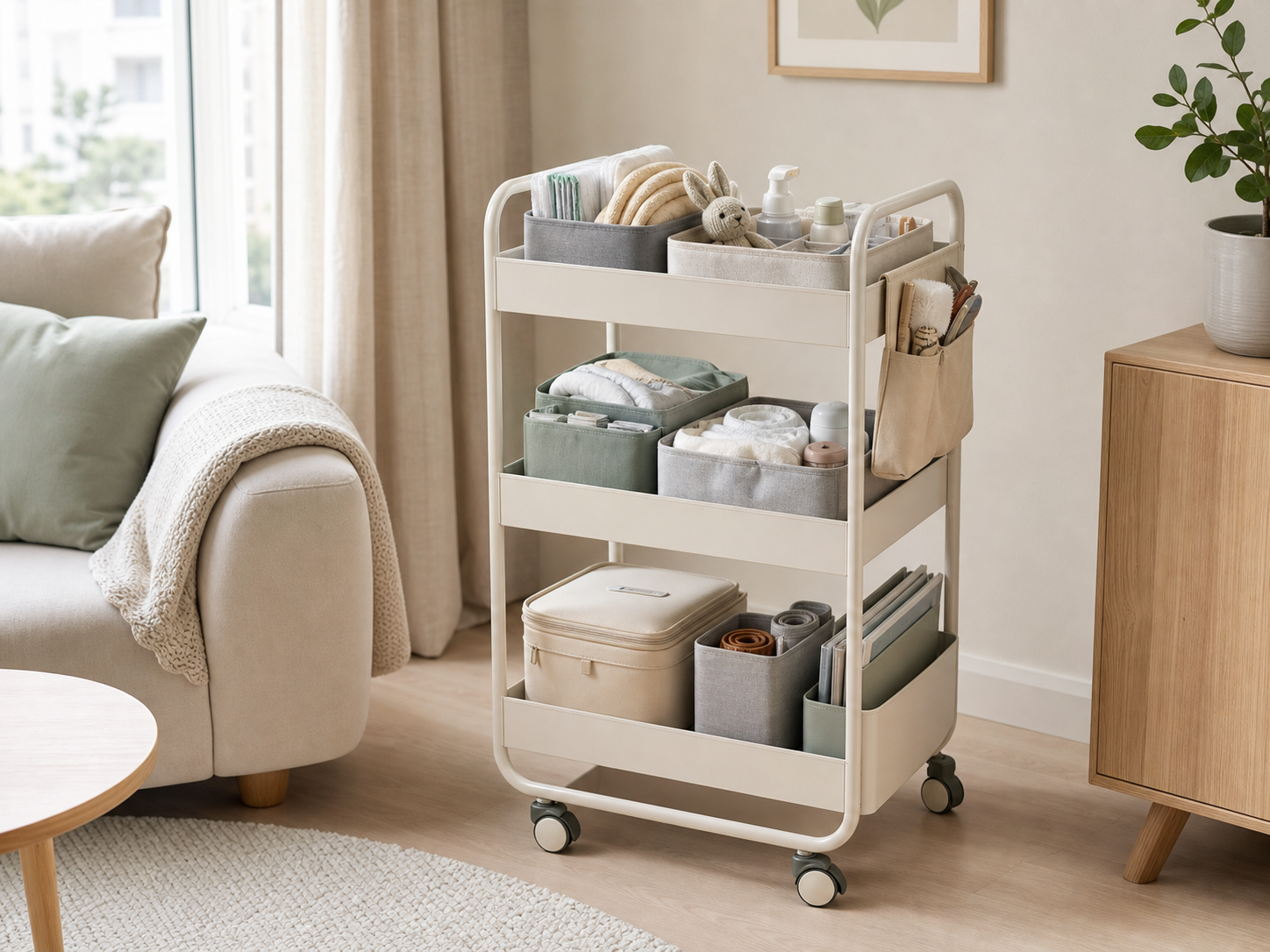 How to Choose a Baby Gear Rolling Cart for Your Space