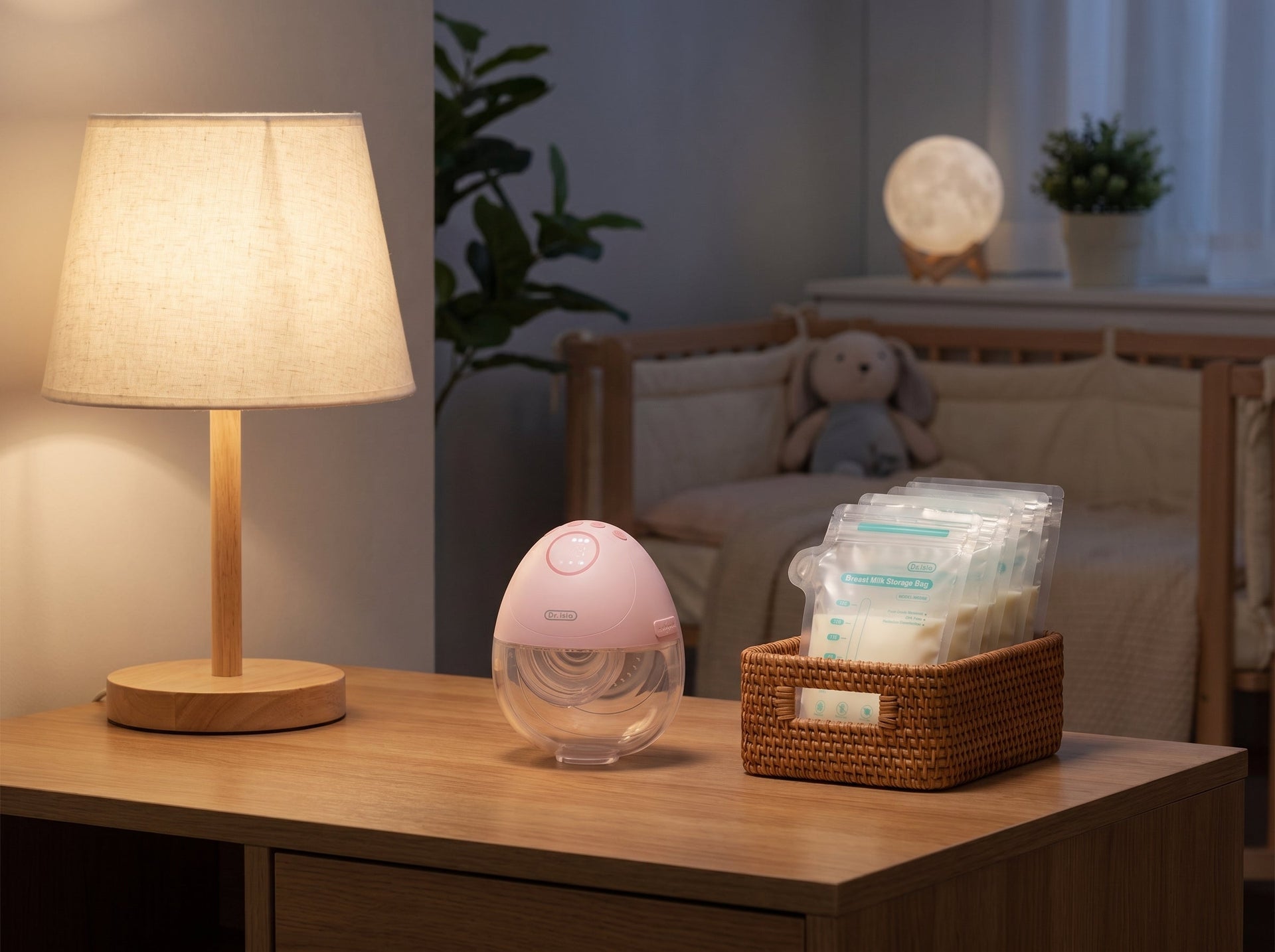Breastfeeding mother managing nighttime breast milk oversupply and storing expressed milk safely
